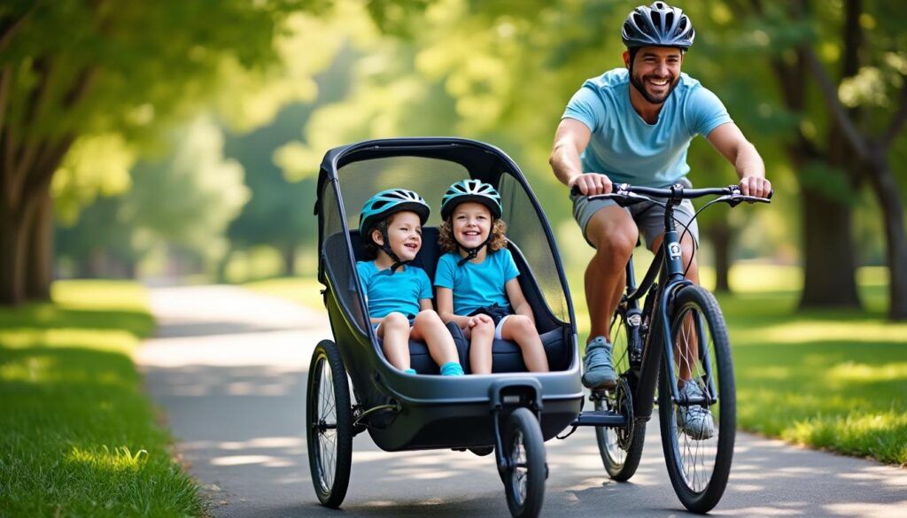 entdecken sie, wie sie fahrradanhänger für kinder sicher verwenden und gleichzeitig bequem unterwegs sein können. tipps für sicherheit und komfort beim radfahren mit kindern.